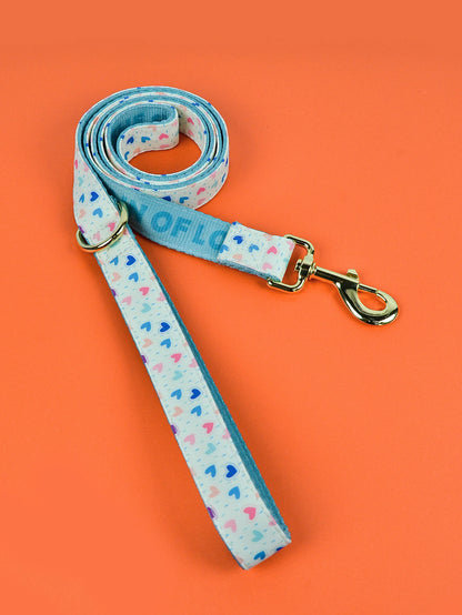 Valentine'S Day and New Year'S Gift for Dog Lovely Pet Traction Rope Double-Sided Printing Pet Dog and Cat Holiday Gift Leash