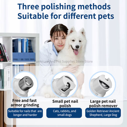 2-In-1 Pet Dog Paw Trimmer Cat Nail Clipper Pet Nail Grinder Dog Cat Hair Trimmer Dog Trimmer Dog Nail Grinder Paw Trimmer