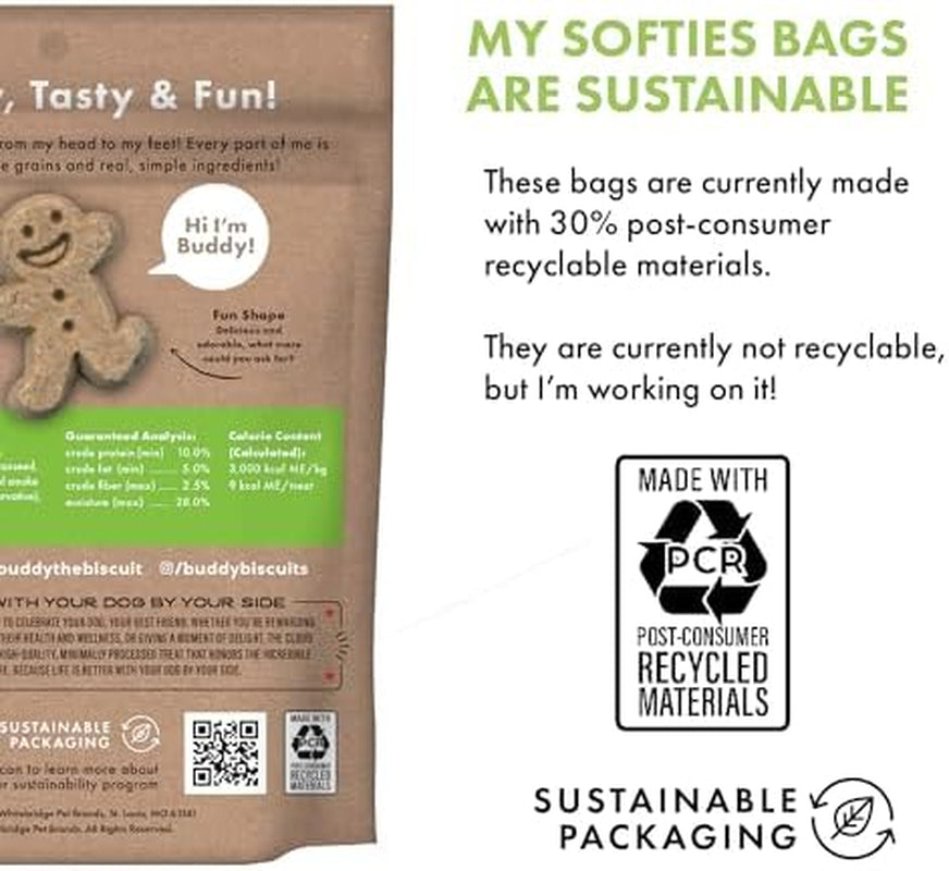 Softies 6 Oz. Bag, Soft & Chewy, Natural Roasted Chicken Flavor Dog Treats, Oven Baked in the USA
