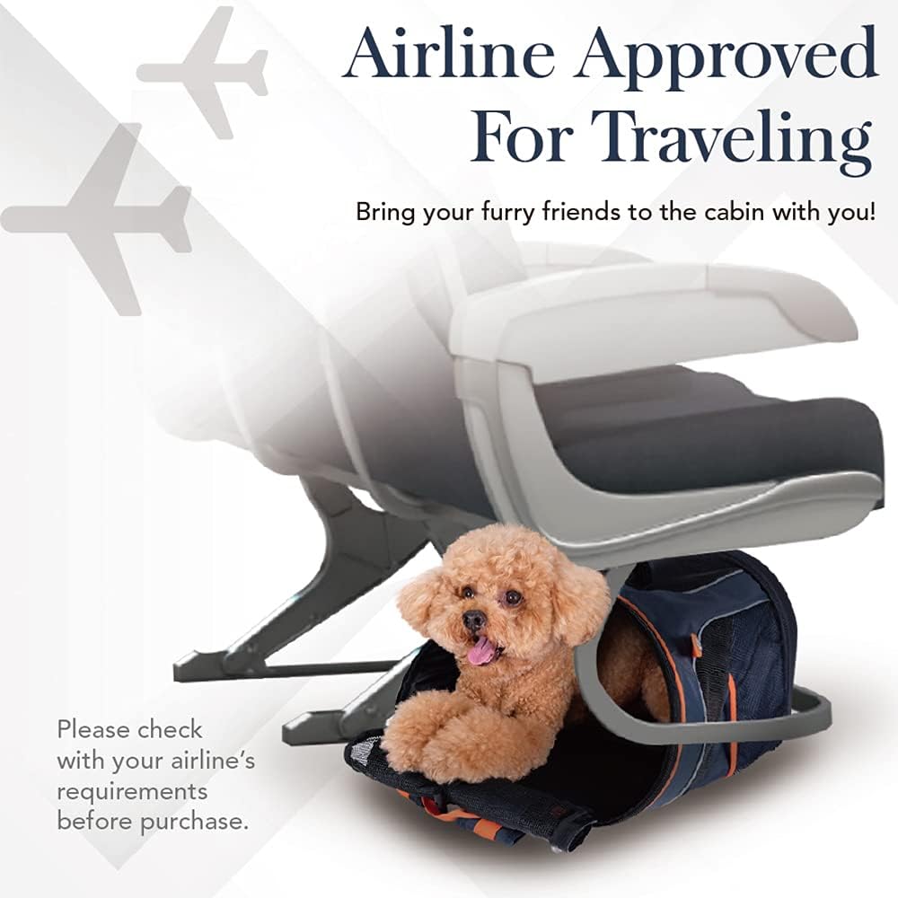 Ultralight-Pro Pet Carrier Backpack, Navy Blue