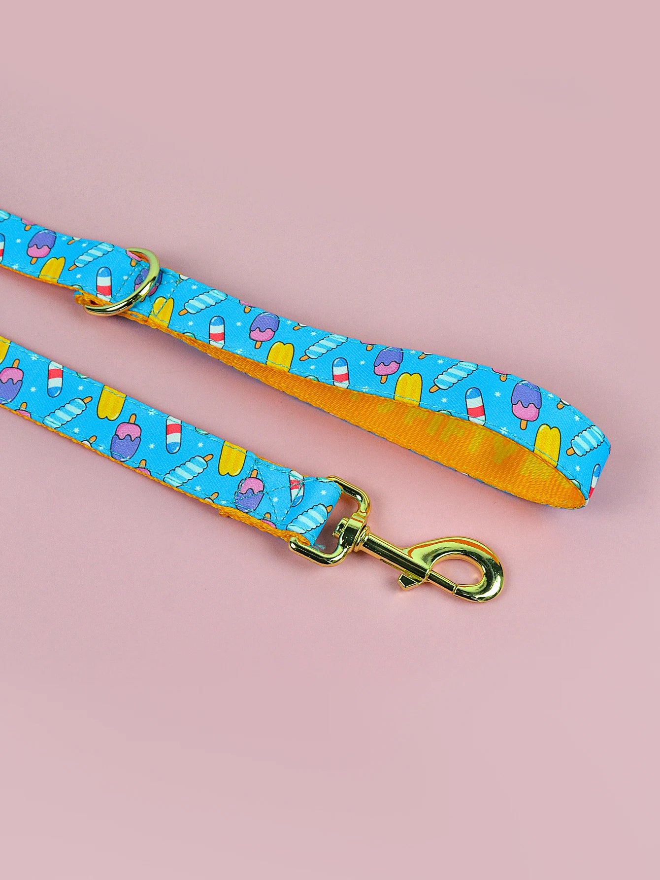 Valentine'S Day and New Year'S Gift for Dog Lovely Pet Traction Rope Double-Sided Printing Pet Dog and Cat Holiday Gift Leash